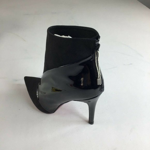 CUPLE Women's Black Classic Kitten Heels Ankle Bootie Size 39 EUR (US 8) - Picture 2 of 11